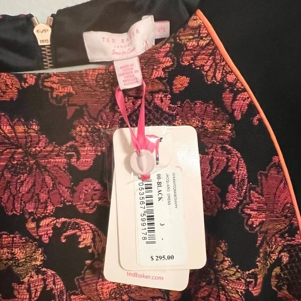 NWT TED BAKER BONNY JACQUARD FLORAL DRESS